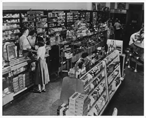 Soda Prints: Drugstore / Circa 1950