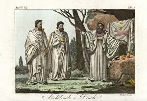 Briton Gallery: Druids and priest in sacred robes with paraphernalia