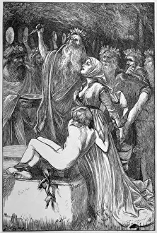 Deity Prints: Druids Sacrifice Child