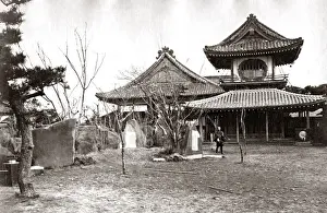 New Images May Prints: Drum Tower, Yedo, (Tokyo) Japan 1870s. Date: 1870s