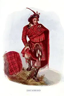 Drummond, Traditional Scottish Clan Costume