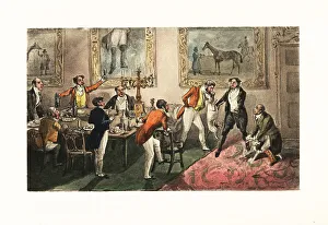 Bite Prints: Drunken gentleman lifting a dog by its nose to stop a dog fight