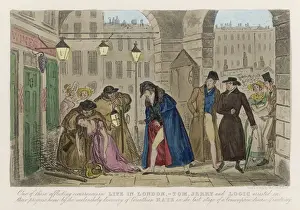 Drunken Woman in Street