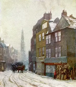 Snowy Prints: Drury Lane / Snow 1880