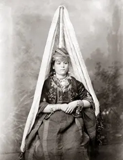 Druse bride, Mount Lebanon, circa 1880s