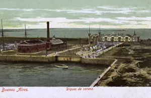 Puerto Prints: Dry dock, Buenos Aires, Argentina, South America