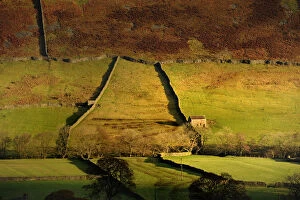 Photography by Philip Dunn Collection: Dry stone walls and old barns, Swaledale, Yorkshire Dales
