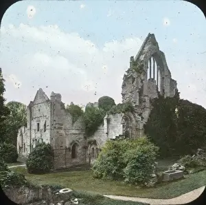 Abbeys Prints: Dryburgh Abbey on the banks of the River Tweed, Scottish Bor