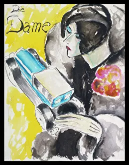 Lapel Prints: DRYDEN/DIE DAME/19/CAR