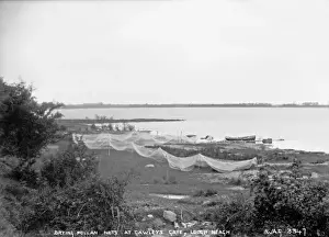 Drying Pollan Nets at Gawleys Gate, Lough Neagh