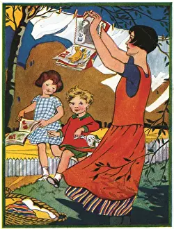 Drying a rag book