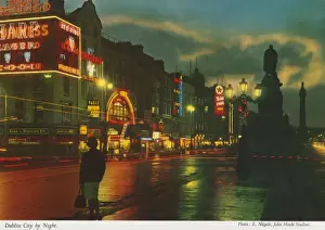 Dublin City by night