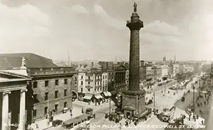 Unpopular Prints: Dublin - Nelson Pillar and Upper O Connell St