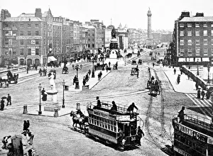 Oconnell Prints: Dublin O'Connell Street Victorian period