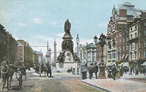 Foley Prints: Dublin, Sackville Street - Statue of O Connell