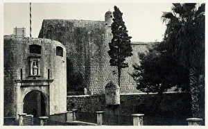 Walled Prints: Dubrovnik, Croatia - The Main Entrance Gate