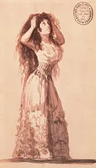 Arranging Prints: The Duchess of Alba Arranging Her Hair
