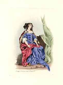 1842 Gallery: Duchess of Cleveland, from a painting by Sir Peter Lely