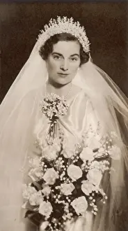 Gloucester Prints: The Duchess of Gloucester on her wedding day