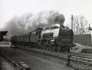 Duchess of Sutherland steam locomotive, Oxenholm Junction