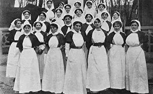Phillips Prints: Duchess of Westminster & nursing staff, WW1