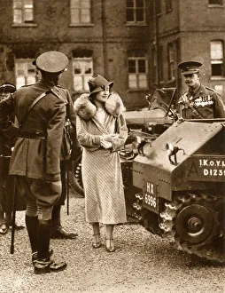 Duchess of York inspects King's Own Yorkshire Light Infantry Duchess of York inspects King's Own Yorkshire Light Infantry