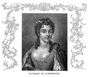 1707 Prints: Duchesse Luxembourg