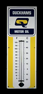 Alloy Collection: Duckhams Motor Oil Thermometer