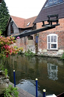 Images Dated 20th August 2011: Ducking Stool, River Stour, Canterbury