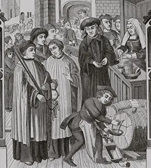 Beverage Prints: Dues on wines, privilege granted to the Chapter