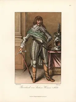 Weimar Prints: Duke Bernard of Saxe-Weimar, died 1639, general