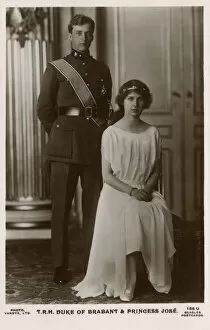 Headband Collection: Duke of Brabant and Princess Marie Jose of Belgium