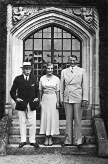 The Duke of Connaught with his granddaughter The Duke of Connaught with his granddaughter