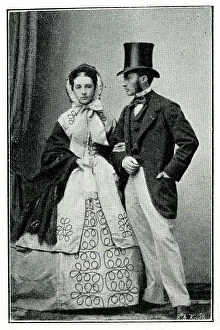 Diplomat Collection: Duke and Duchess of Cadore in a studio photo