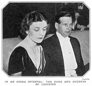 The Duke and Duchess of Leinster at the opera