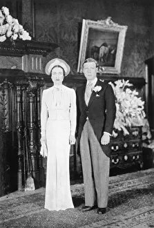 Chateau Prints: The Duke and Duchess of Windsor on their wedding day