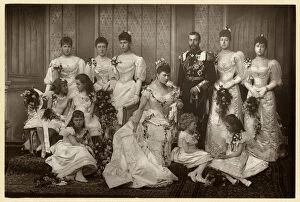 Holstein Gallery: Duke and Duchess of York with bridesmaids