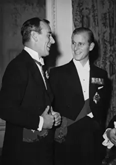 Mansion Prints: The Duke of Edinburgh with Earl Mountbatten