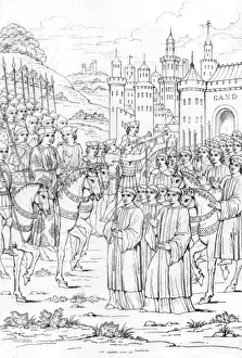 Greeted Prints: Duke at Ghent - 1
