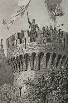 Duke of Lancaster's expedition to Castile. Siege