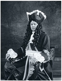 Duke of Marlborough dressed as his ancestor
