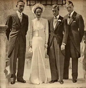 Duke of Windsor marries Wallis Simpson in France