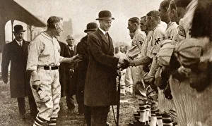Images Dated 20th November 2017: Duke of York - Exhibition Baseball Match, Stamford Bridge