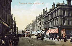 Tramlines Collection: Dumbarton Road, Partick looking West - Glasgow