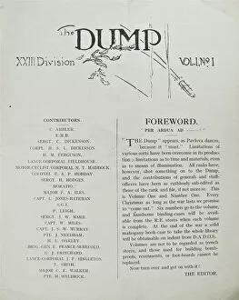 Images Dated 24th November 2012: The Dump - XXIII Division magazine