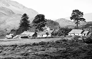 Trossachs Prints: Duncraggan huts, Trossachs, Scotland