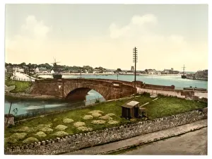 Dungarven Bridge and Harbor (i. e. Dungarvan). County Waterfo