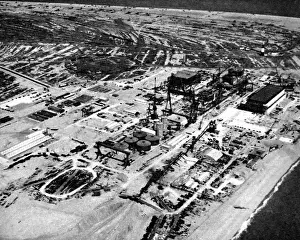 Light House Prints: Dungeness Atomic Power Station Under Construction, 1962