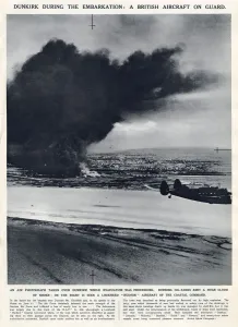 Dunkirk Prints: Dunkirk during the evacuation, northern France, WW2