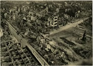 Dunkirk, France - aerial view, WW2